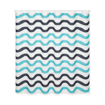 Perdea dus 70g / 180x200cm - model-valuri