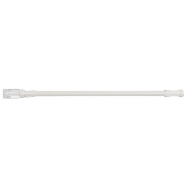 bara perdea dus aluminiu - 140-260cm / alb