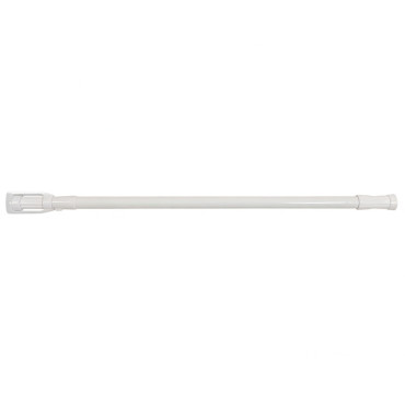 Bara perdea dus aluminiu - 140-260cm / alb