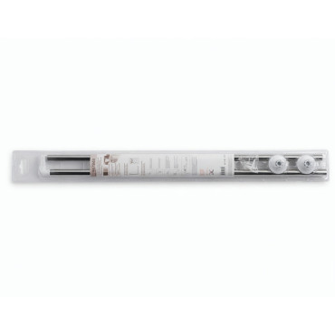 Bara perdea dus inox tip-l - 90x90cm