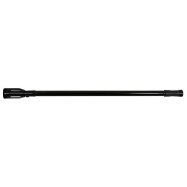 Bara perdea dus metalica - 70-120cm / negru