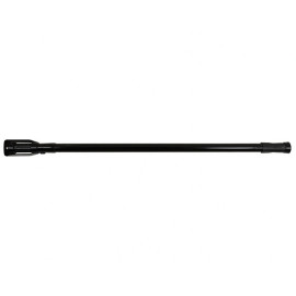 bara perdea dus metalica - 110-200cm / negru