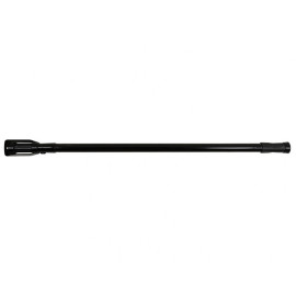bara perdea dus aluminiu - 110-200cm / negru