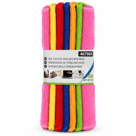 lavete microfibra 30x30cm, 6/set