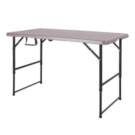 masa pliabila tip ratan 120x60cm / 52-75cm / 60kg