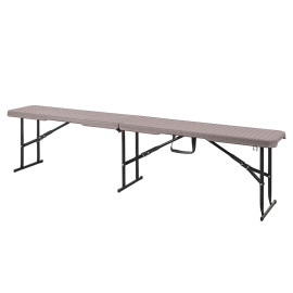 banca pliabila tip ratan 183x28cm / 43cm / 360kg