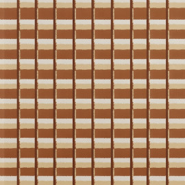 fata masa pvc - 160g/m2 / 1.37x20m / caro-picnic-maro