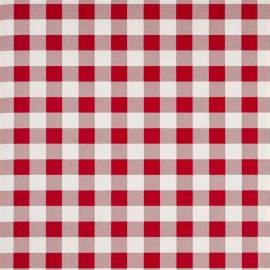 fata masa pvc - 160g/m2 / 1.37x20m / caro-rosu