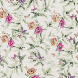 fata masa pvc - 160g/m2 / 1.37x20m / flori-fluturi