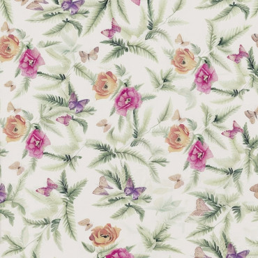 Fata masa pvc - 160g/m2 / 1.37x20m / flori-fluturi