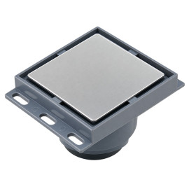 rigola patrata 100x100mm / abs verticala 50mm