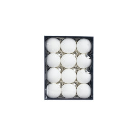 set ornamente lux de craciun / alb - 12p.