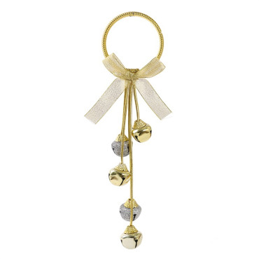 Clopotel metalic de craciun 30x8cm sytlda-5026036