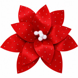 floare decorativa de craciun 26x15cm sysdh-a3025083