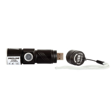 Lanterna buzunar led3w / 160lumen / 600mah / usb - 95mm