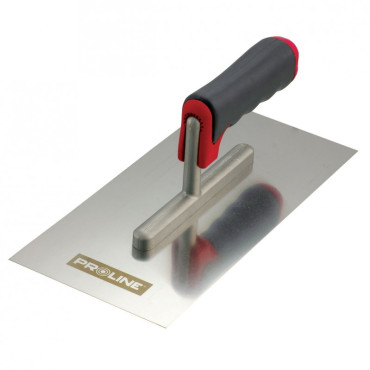 Gletiera inox cu maner gumat 270x130mm