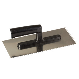 gletiera inox dintata cu maner plastic 270x130/8mm