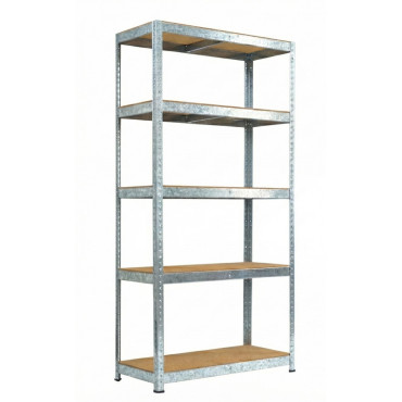 Raft metalic - 5p / 180x90x40cm / 265kg / galvanizat