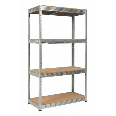 Raft metalic - 4p / 150x75x30cm / 100kg / galvanizat