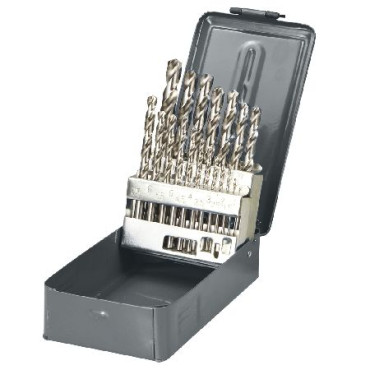 Set burghie metal hss 135° in cutie 1-10mm - 19p.