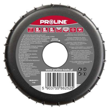 Disc raspel carota plat / frontal - 90mm