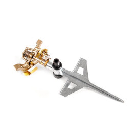 aspersor pulsator metalic reglabil / 700m² / blister