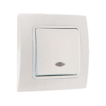Intrerupator pentru sonerie cu led