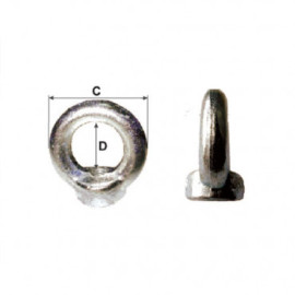 inel cu piulita Încorporata m6 / 14mm/25mm