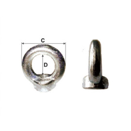 inel cu piulita incorporata m12 / 30mm/50mm