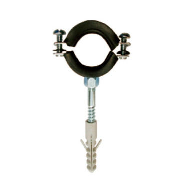 Colier fixare teava simpla cu garnitura 1