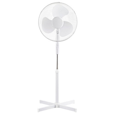 Ventilator picior 3 viteze platinet - alb