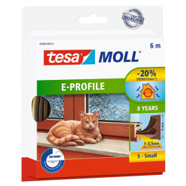 profil etansare tip-e (1-3.5mm) - 9mm/6m / maro