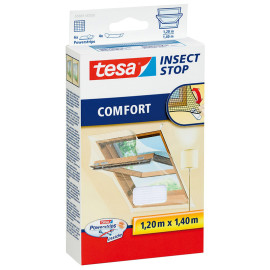 plasa insecte pentru geam acoperis - 130x150cm / negru