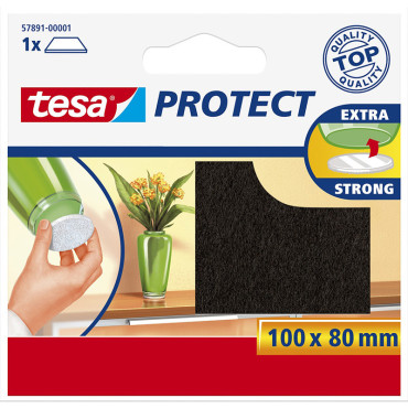 Protectie antizgaraieturi dreptunghi - 80x100mm / maro