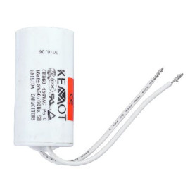 condensator motor cu fir conector - 16.00uf / 450v