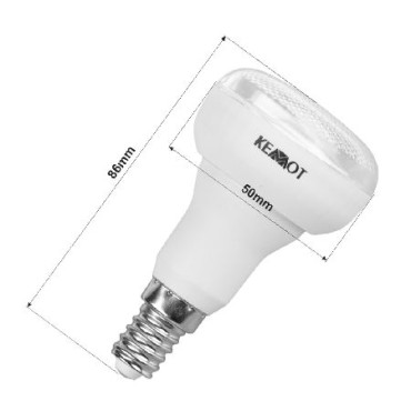 Bec economic tip para/r50 - e14 / 7w