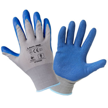 Manusa latex cu poliester-nailon tesuta - 9