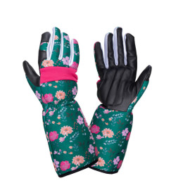 manusa piele ovina cu model si manseta lunga - 7