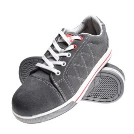 pantof piele-intoarsa cu cauciuc (sbfosra) - 47