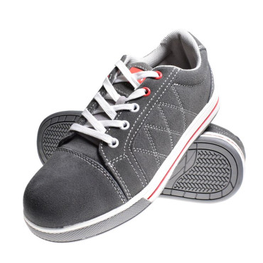 Pantof piele-intoarsa cu cauciuc (sbfosra) - 47