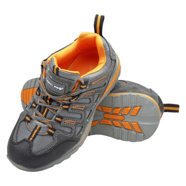 Pantof piele-intoarsa-tesut cu cauciuc (obfosra) - 39