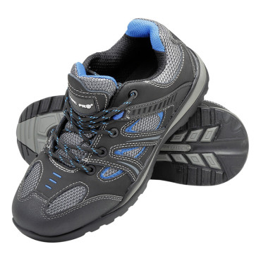 Pantof piele-velur-tesut cu cauciuc (o1sra) - 47