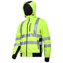 jacheta reflectorizanta tip-hanorac / verde - 2xl