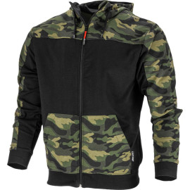 jacheta hanorac cu gluga si fermoar / camuflaj - 3xl