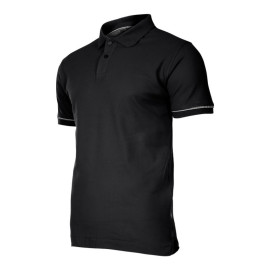 tricou bumbac polo / negru - m