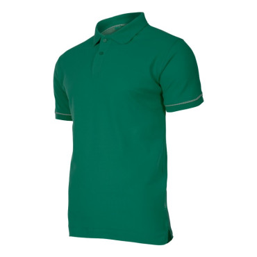Tricou bumbac polo / verde - m