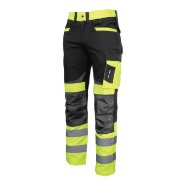 Pantalon reflectorizant slim-fit / verde - s