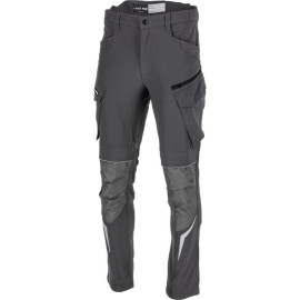 pantalon lucru slim-fit-elastic intarit / gri - 3xl