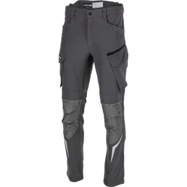 Pantalon lucru slim-fit-elastic intarit / gri - 3xl