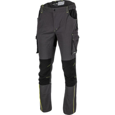 Pantalon lucru slim-fit-elastic confortabil / gri - 3xl